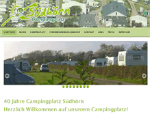 Tablet Screenshot of campingplatz-suedhoern.de